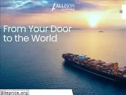 Sites similar to allisonshipping.com