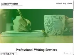 Sites similar to allisonwebster.ca