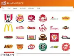 Sites similar to allmenuprice.com