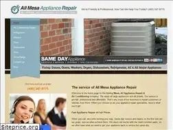 Sites similar to allmesaappliancerepair.com