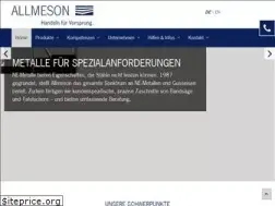 Sites similar to allmeson.de