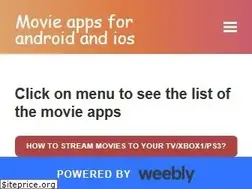 Sites similar to allmovieapps.weebly.com