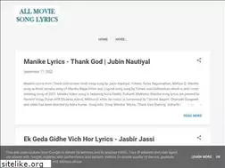 Sites similar to allmoviesonglyrics.com