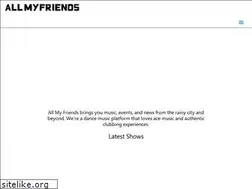 Sites similar to allmyfriendsmcr.com