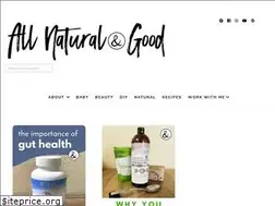 Sites similar to allnaturalandgood.com