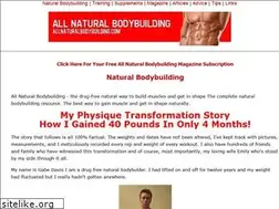 Sites similar to allnaturalbodybuilding.com