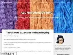 Sites similar to allnaturaldyeing.com