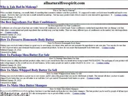 Sites similar to allnaturalfreespirit.com