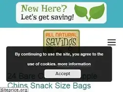 Sites similar to allnaturalsavings.com
