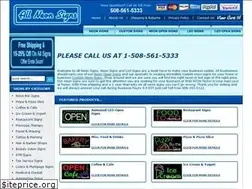 Sites similar to allneonsigns.com