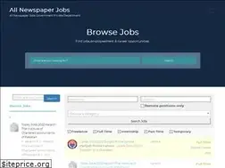 Sites similar to allnewspaperjobs.com