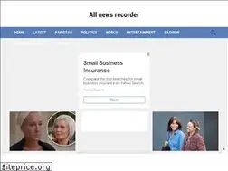Sites similar to allnewsrecorder.com