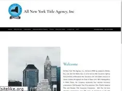 Sites similar to allnewyorktitle.com