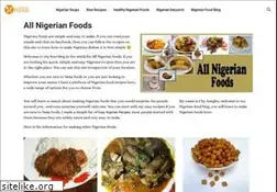 Sites similar to allnigerianfoods.com