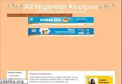 Sites similar to allnigerianrecipes.com