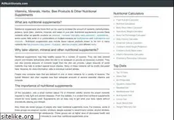 Sites similar to allnutritionals.com