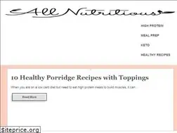 Sites similar to allnutritious.com