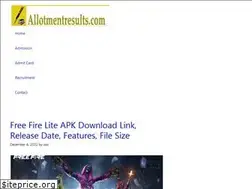 Sites similar to allotmentresults.com