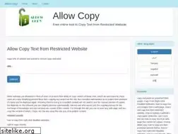 Sites similar to allowcopy.com