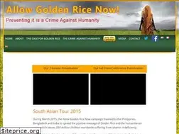 Sites similar to allowgoldenricenow.org