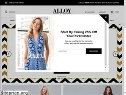 Sites similar to alloyapparel.com