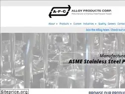 Sites similar to alloyproductscorp.com
