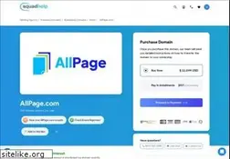 Sites similar to allpage.com