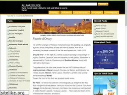 Sites similar to allparisguide.com