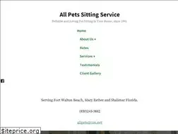 Sites similar to allpetssittingservice.com