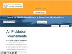 Sites similar to allpickleballtournaments.com