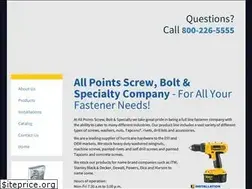 Sites similar to allpointsscrew.com
