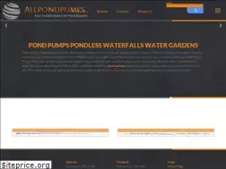 Sites similar to allpondpumps.com