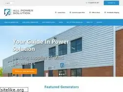 Sites similar to allpowersolution.com
