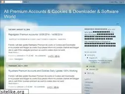 Sites similar to allpremiumaccountsworld.blogspot.com