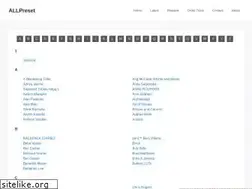 Sites similar to allpreset.com