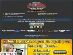 Sites similar to allproappliancerepairokc.com