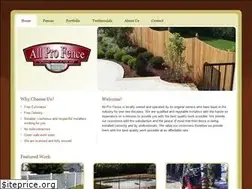 Sites similar to allprofencing.com