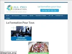 Sites similar to allproformation.com