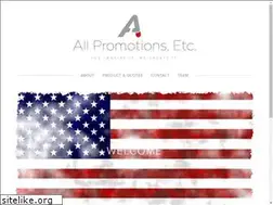 Sites similar to allpromoetc.com
