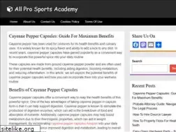 Sites similar to allprosportsacademy.com