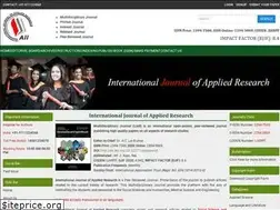 Sites similar to allresearchjournal.com