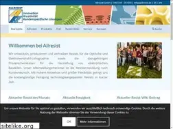 Sites similar to allresist.de