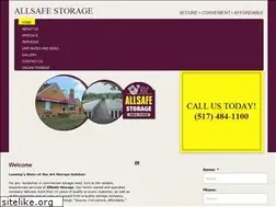 Sites similar to allsafestoragelansing.com