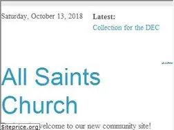 Sites similar to allsaintschurchdedworth.co.uk