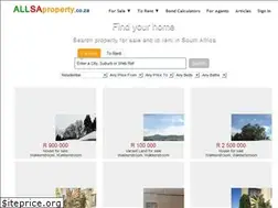 Sites similar to allsaproperty.co.za