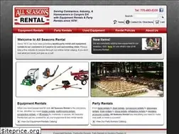 Sites similar to allseasonsrental.net