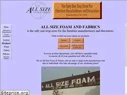 Sites similar to allsizefoam.com