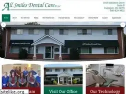 Sites similar to allsmilesdentalculpeper.com