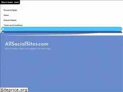 Sites similar to allsocialsites.com
