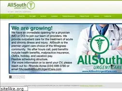 Sites similar to allsouthurgentcare.com